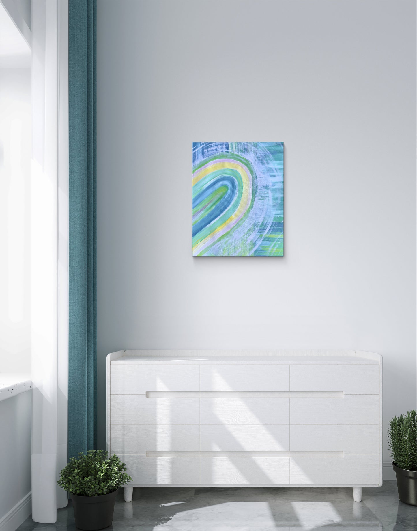 Mellow Heart-Canvas Paper-Sam Berg Studio-SAM BERG STUDIO