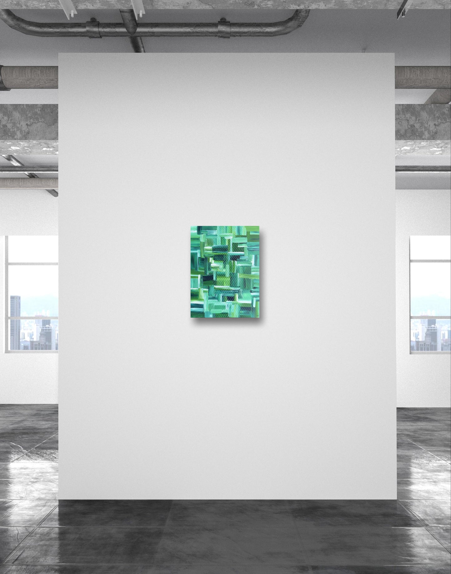 Emerald Jungle-Canvas Panel-Sam Berg Studio-SAM BERG STUDIO
