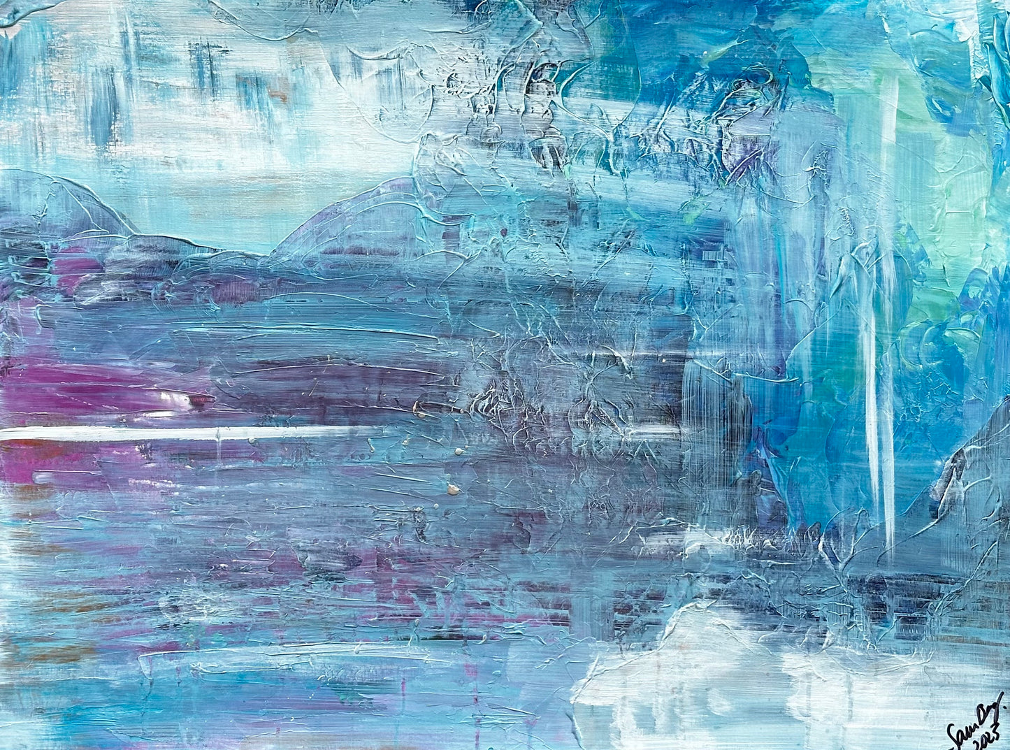 Cold Burn-Canvas Paper-Sam Berg Studio-SAM BERG STUDIO
