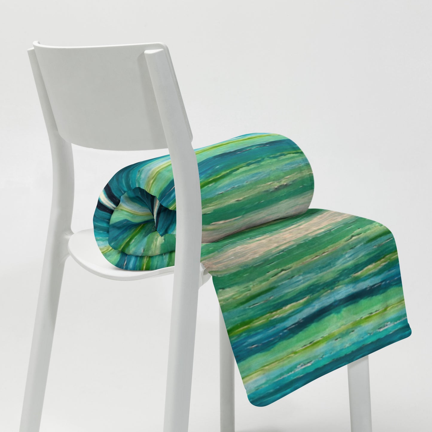 Exumas Throw Blanket-Merch-SBS Printful-SAM BERG STUDIO