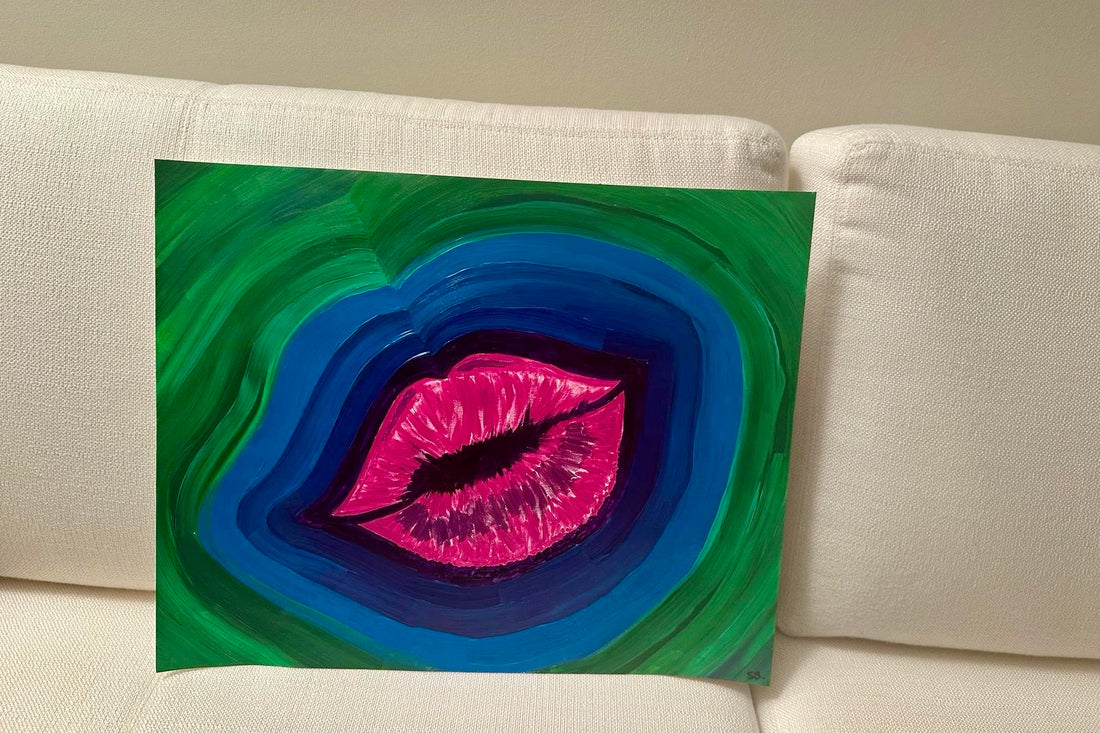 Can't wait to see this kiss on the wall!