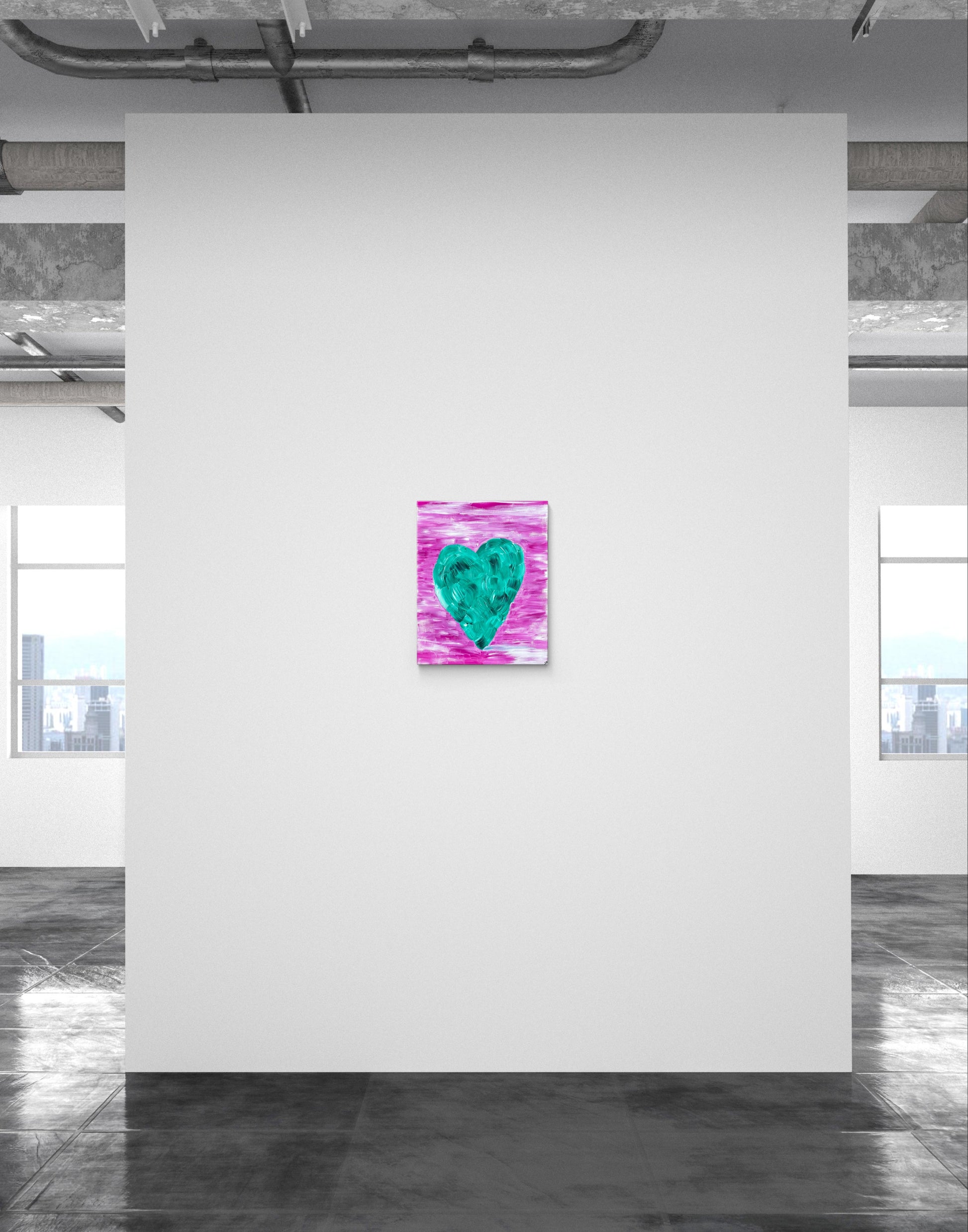 Humming Heart-Canvas Paper-Sam Berg Studio-SAM BERG STUDIO