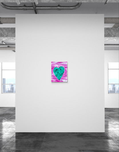 Humming Heart-Canvas Paper-Sam Berg Studio-SAM BERG STUDIO
