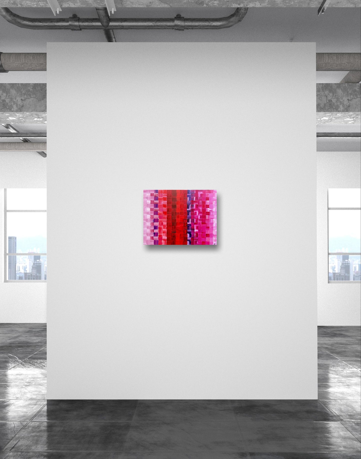 Intertwined with Blood-Canvas Panel-Sam Berg Studio-SAM BERG STUDIO