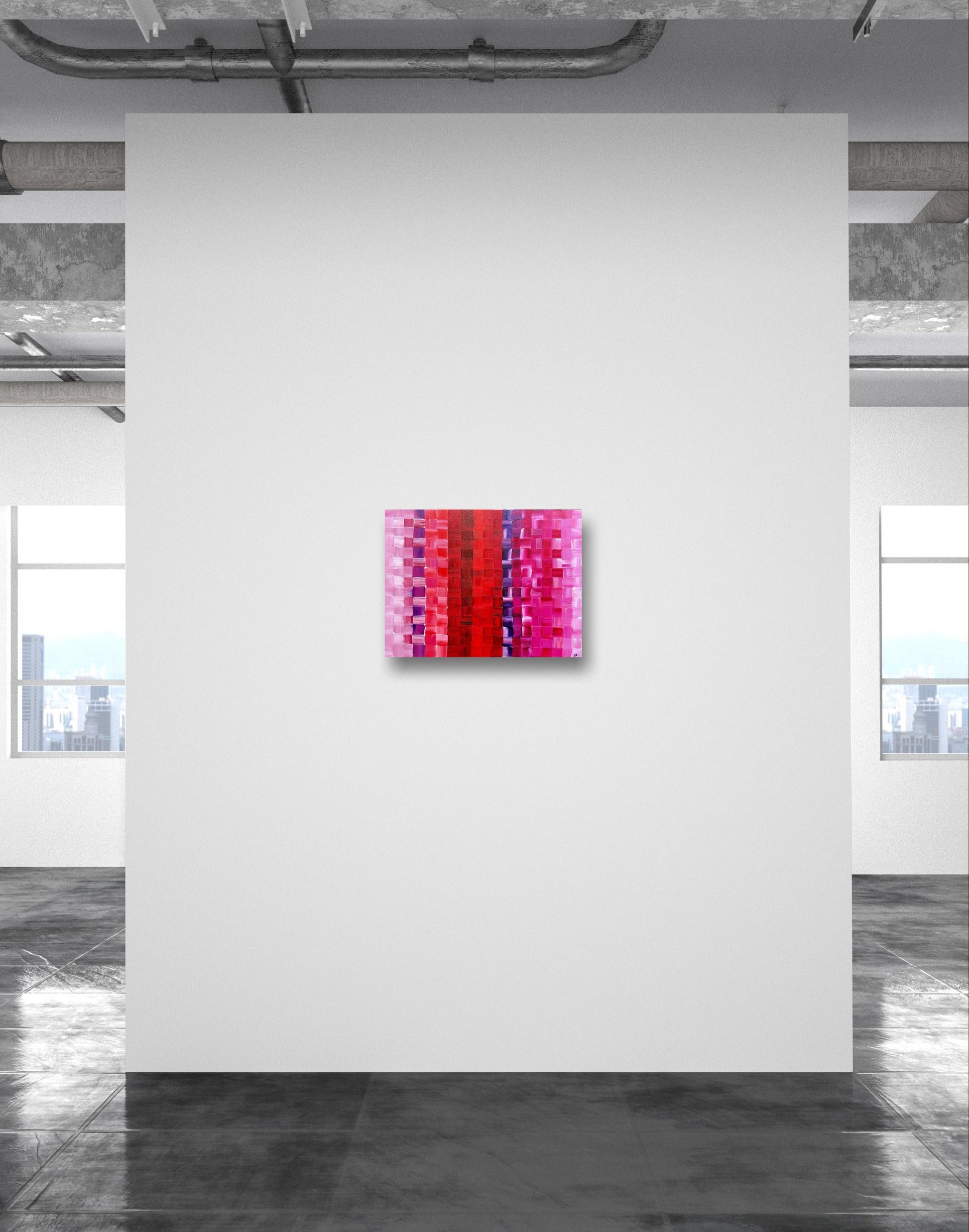Intertwined with Blood-Canvas Panel-Sam Berg Studio-SAM BERG STUDIO