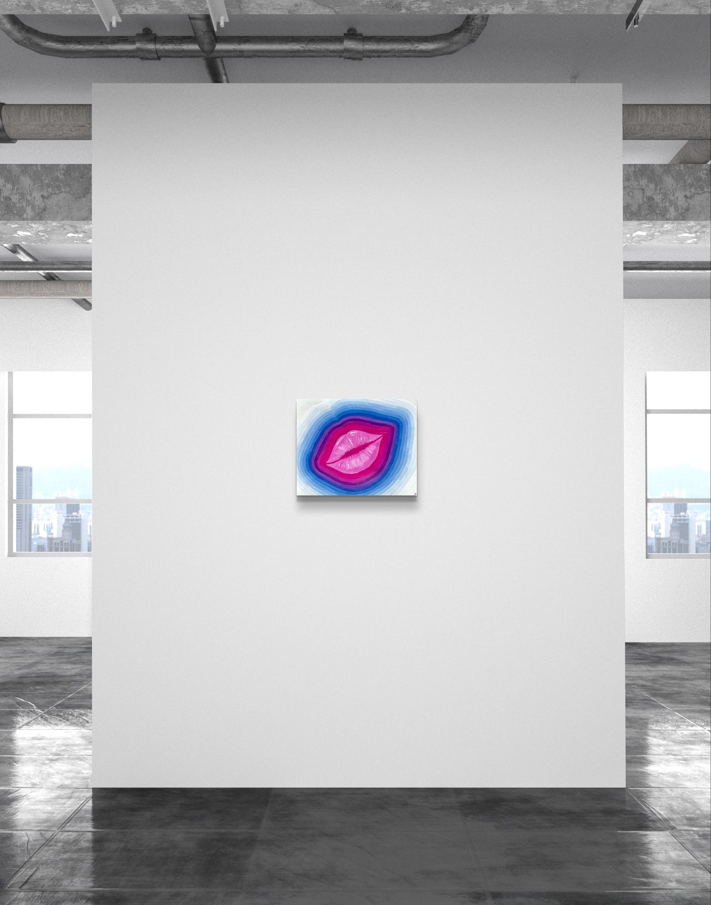 Cold Lips-Canvas Paper-Sam Berg Studio-SAM BERG STUDIO