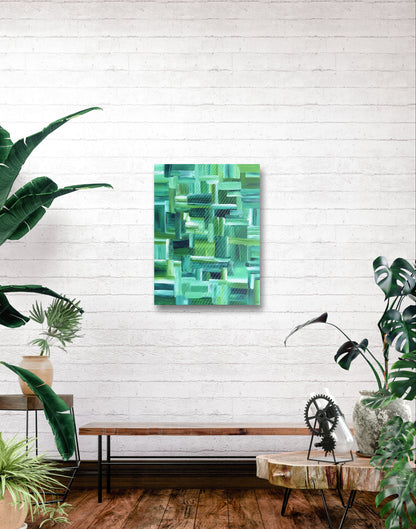 Emerald Jungle-Canvas Panel-Sam Berg Studio-SAM BERG STUDIO