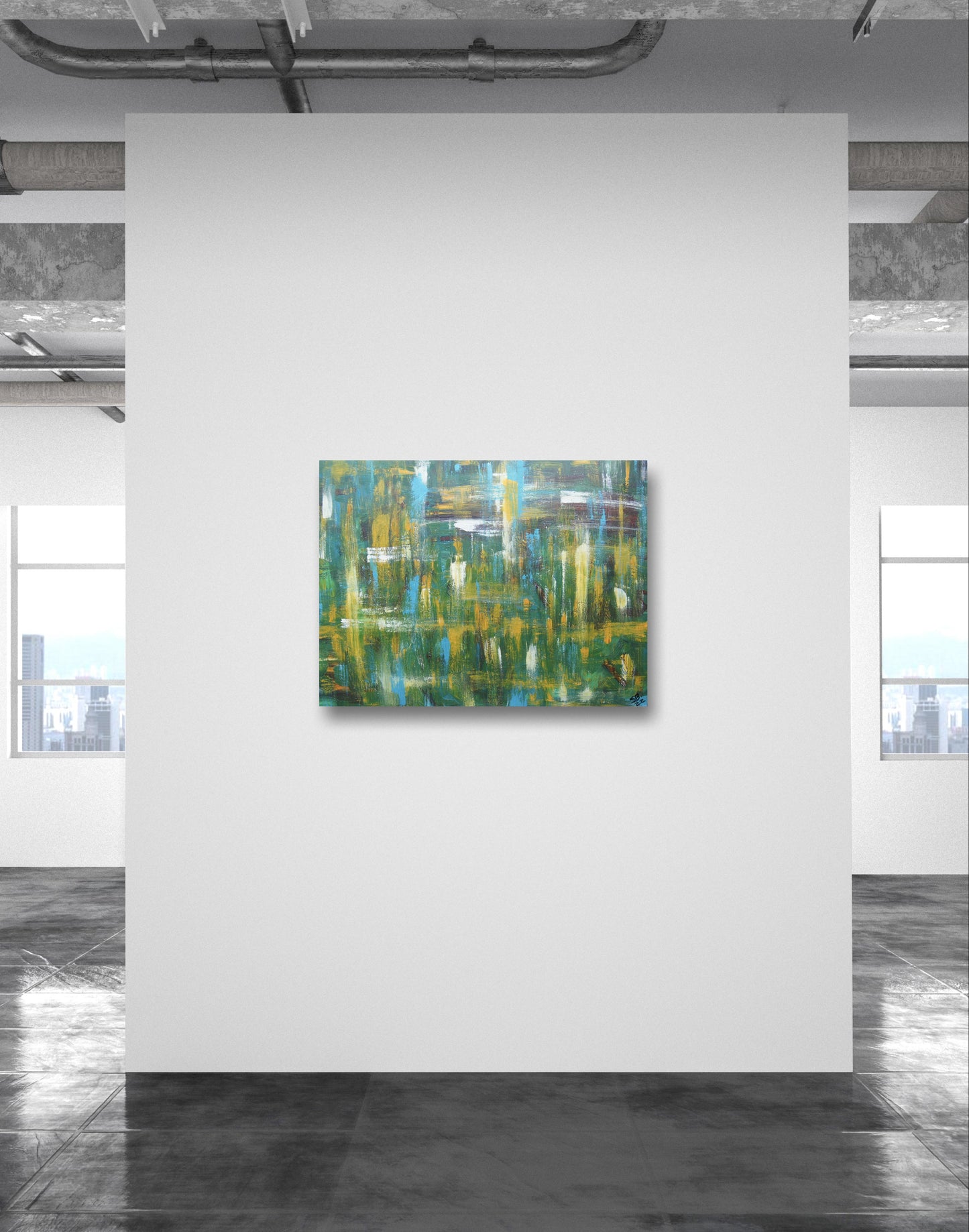 Layers of Blur-Mounted Canvas-Sam Berg Studio-SAM BERG STUDIO
