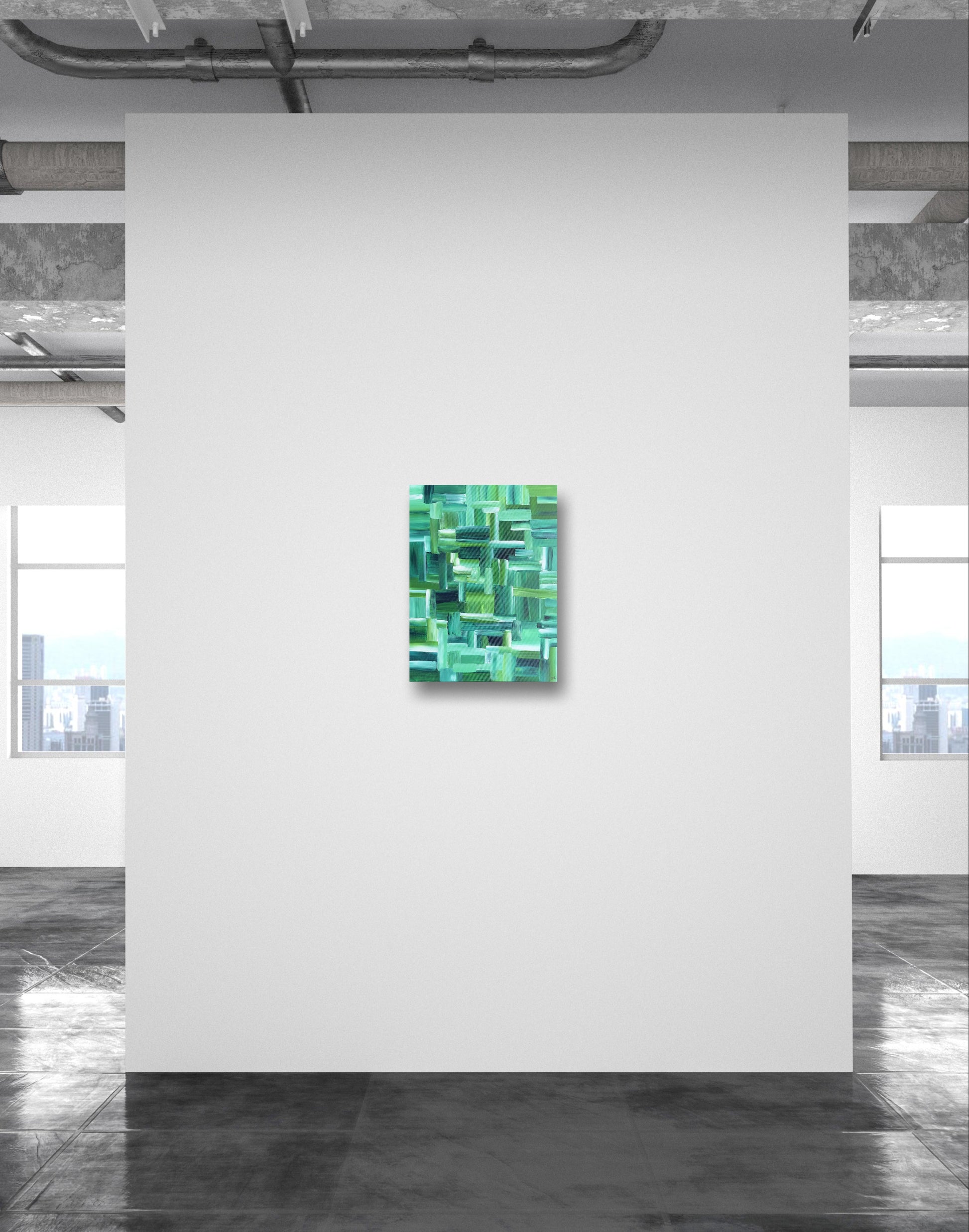 Emerald Jungle-Canvas Panel-Sam Berg Studio-SAM BERG STUDIO