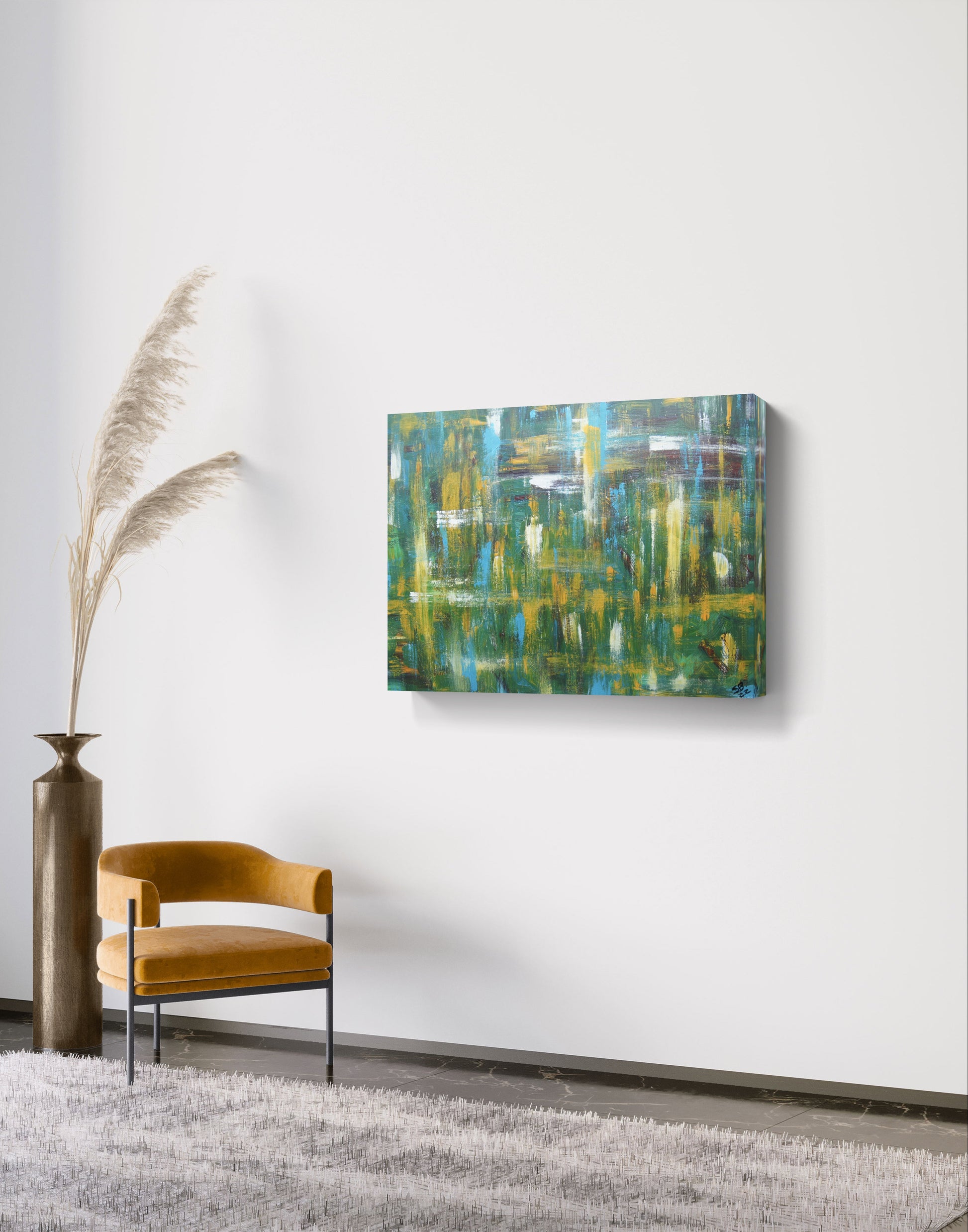 Layers of Blur-Mounted Canvas-Sam Berg Studio-SAM BERG STUDIO