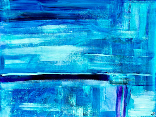 Glacial Place-Canvas Paper-Sam Berg Studio-SAM BERG STUDIO