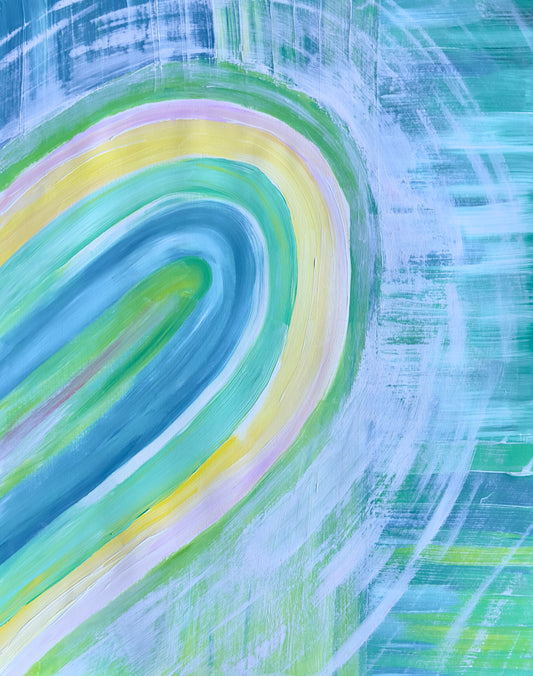 Mellow Heart-Canvas Paper-Sam Berg Studio-SAM BERG STUDIO