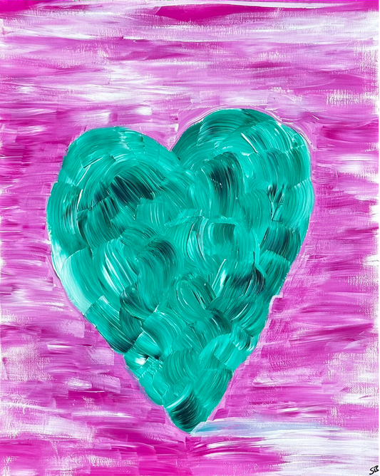 Humming Heart-Canvas Paper-Sam Berg Studio-SAM BERG STUDIO
