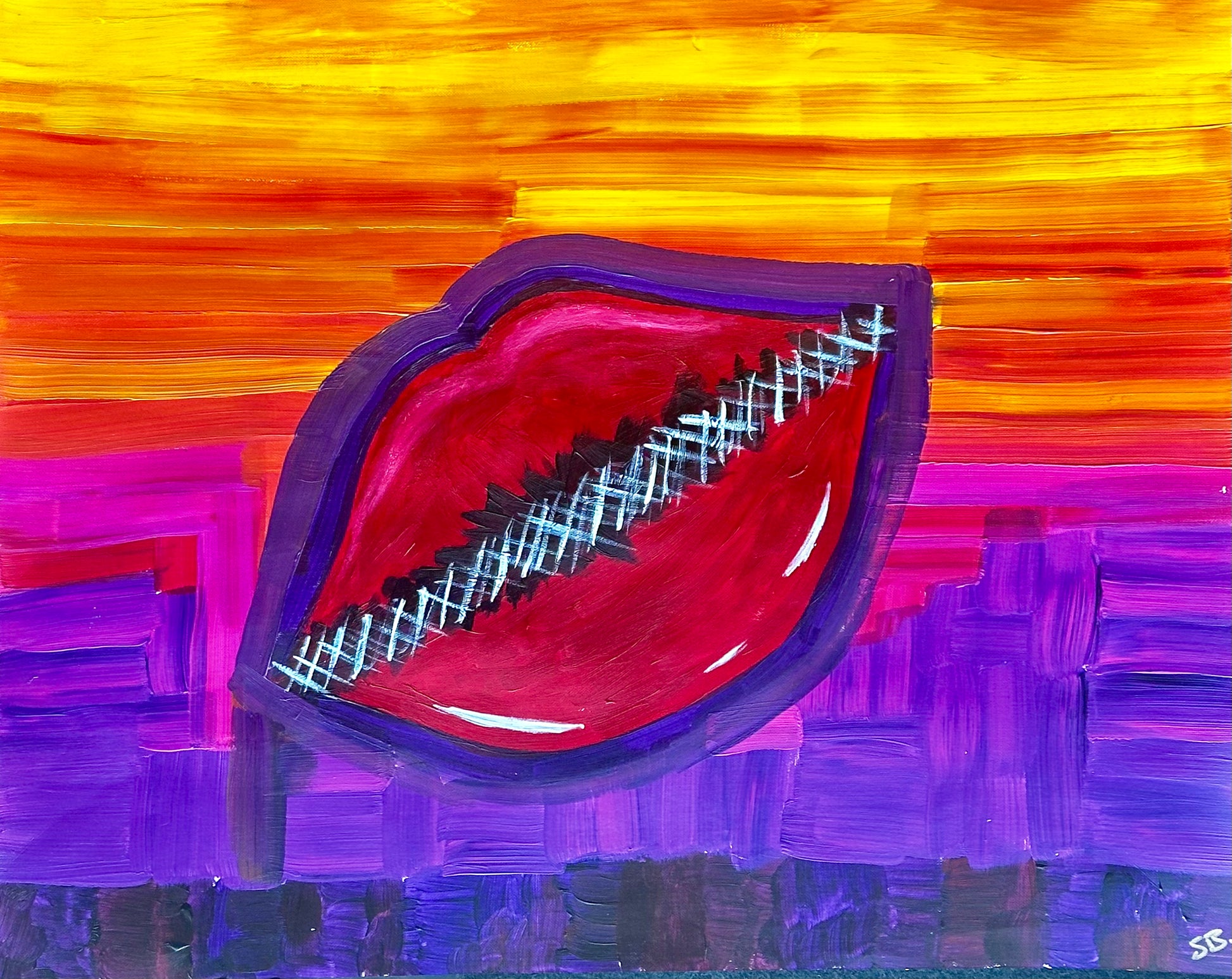 Shut up & Kiss me-Canvas Paper-Sam Berg Studio-SAM BERG STUDIO
