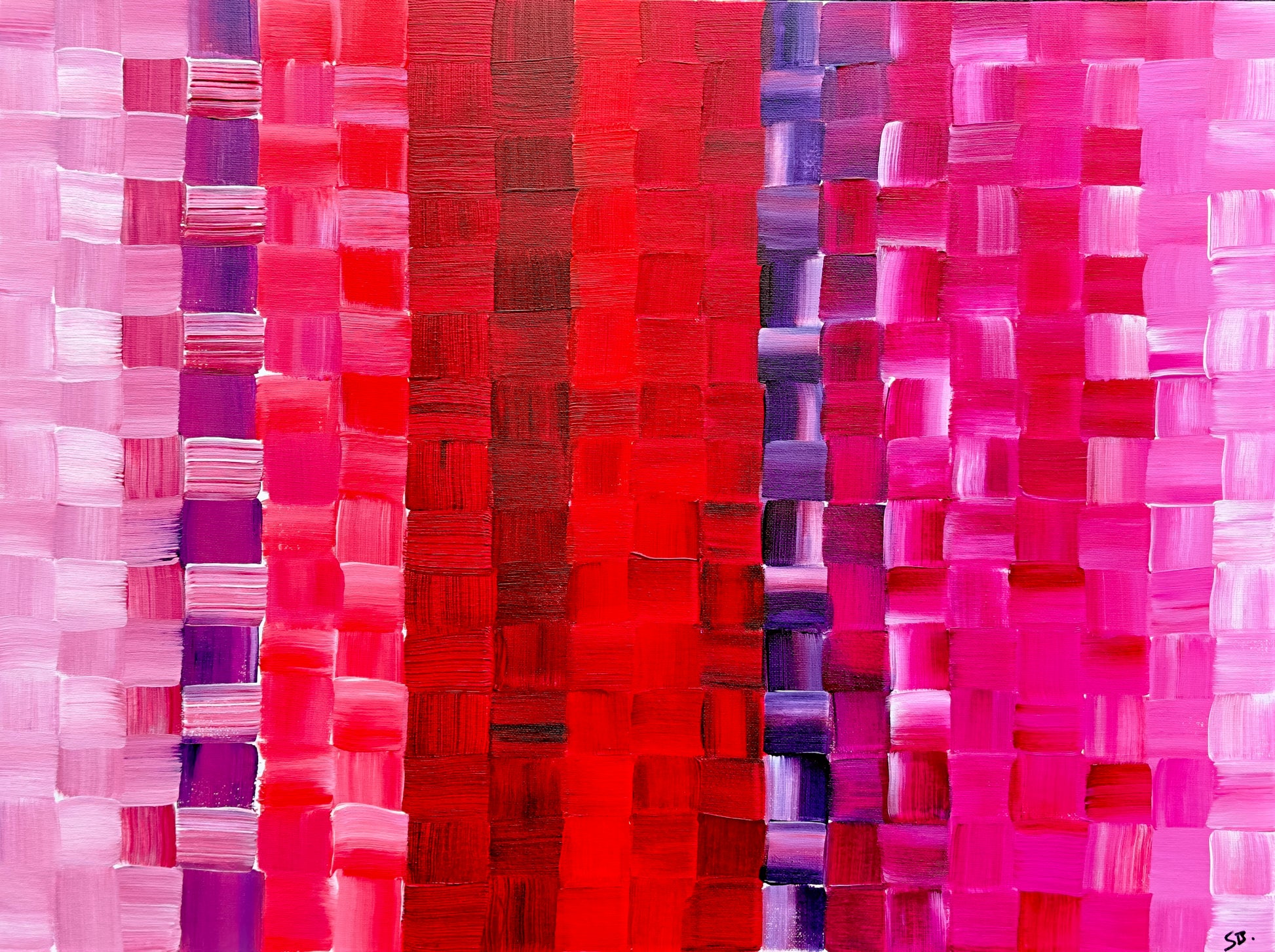 Intertwined with Blood-Canvas Panel-Sam Berg Studio-SAM BERG STUDIO