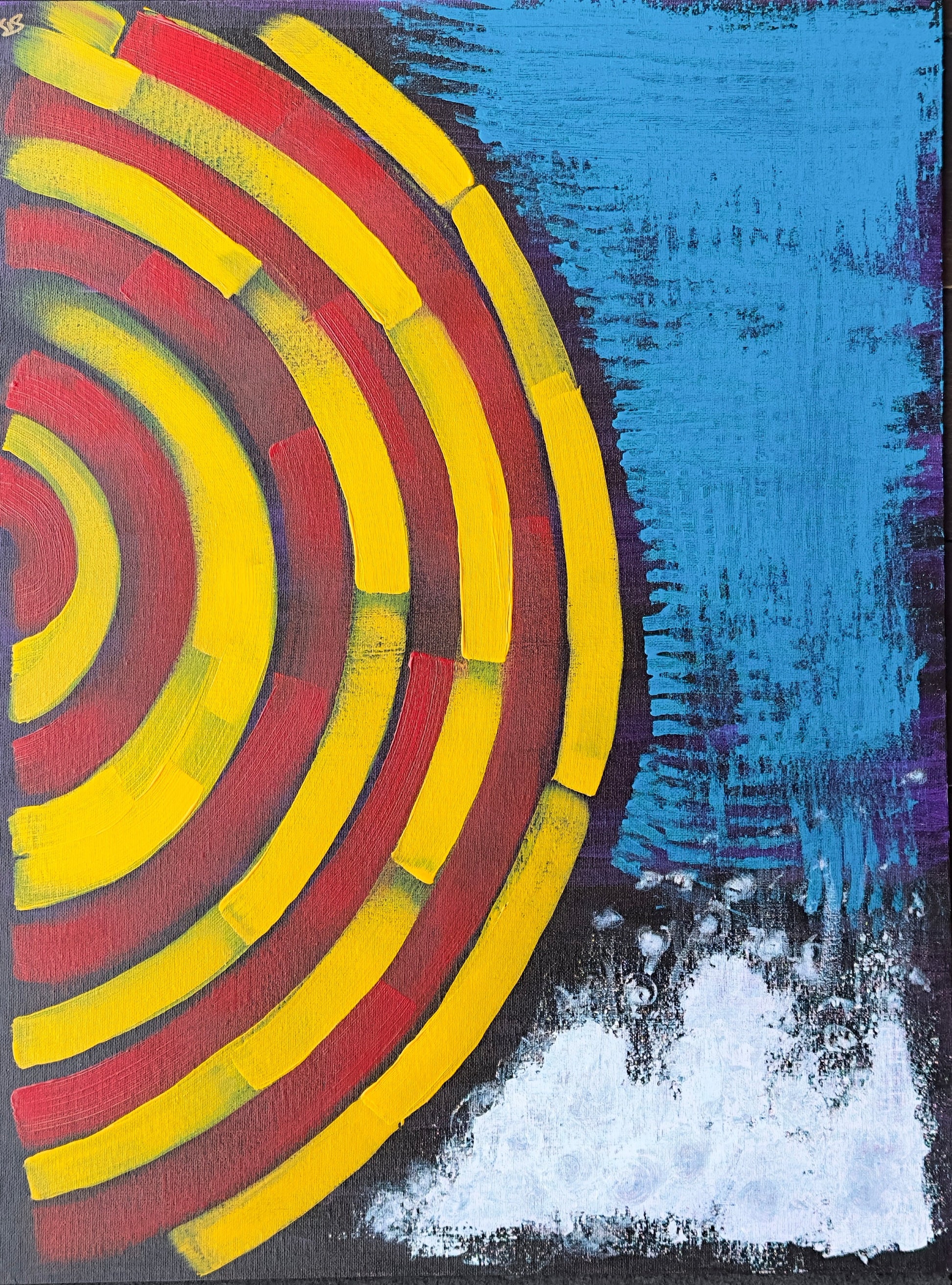 Sun Dial-Canvas Panel-Sam Berg Studio-SAM BERG STUDIO