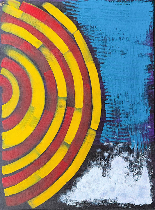 Sun Dial-Canvas Panel-Sam Berg Studio-SAM BERG STUDIO