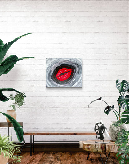Serious Smooch-Canvas Paper-Sam Berg Studio-SAM BERG STUDIO