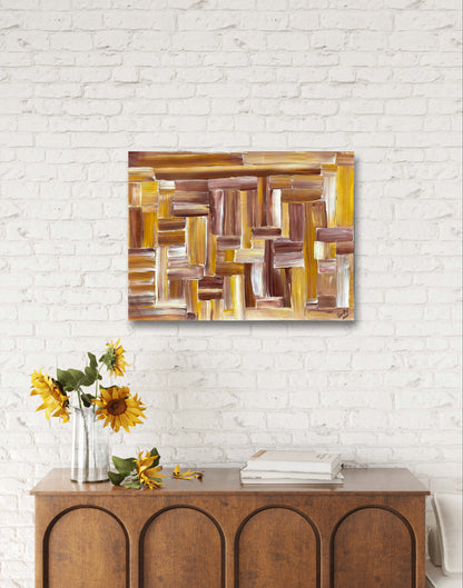 Coffee Puzzle-Canvas Paper-Sam Berg Studio-SAM BERG STUDIO