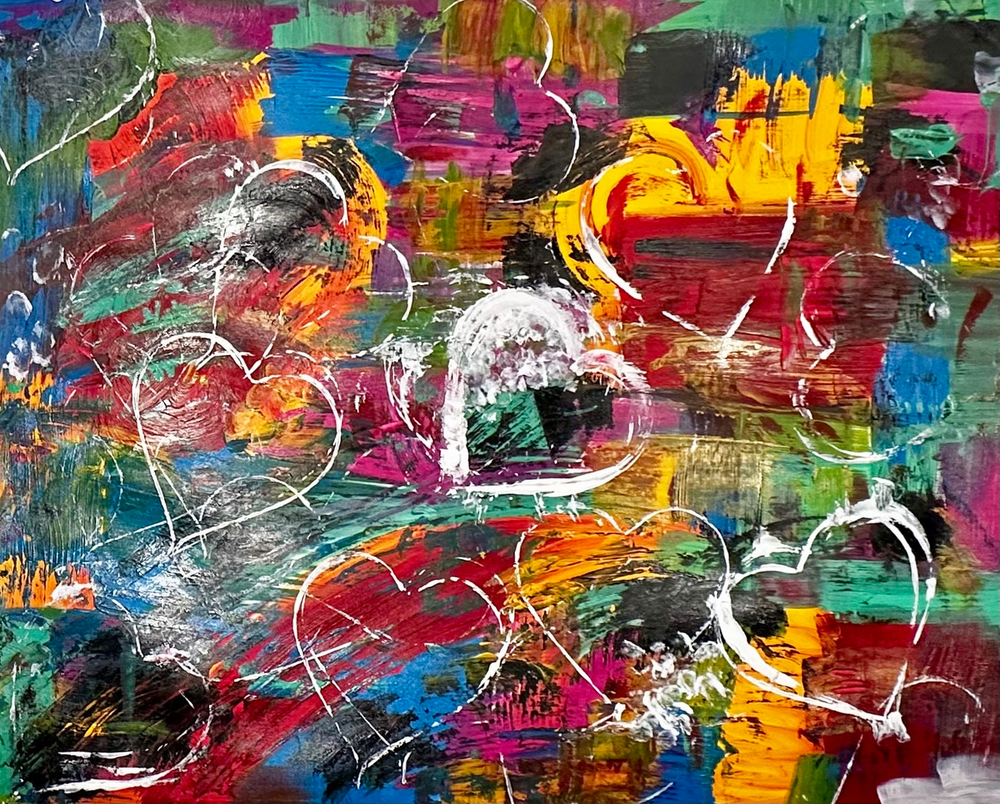 It's Complicated-Canvas Paper-Sam Berg Studio-SAM BERG STUDIO