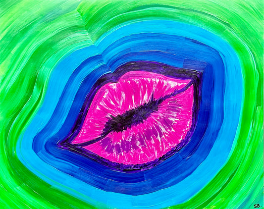 It's never just a kiss-Canvas Paper-Sam Berg Studio-SAM BERG STUDIO