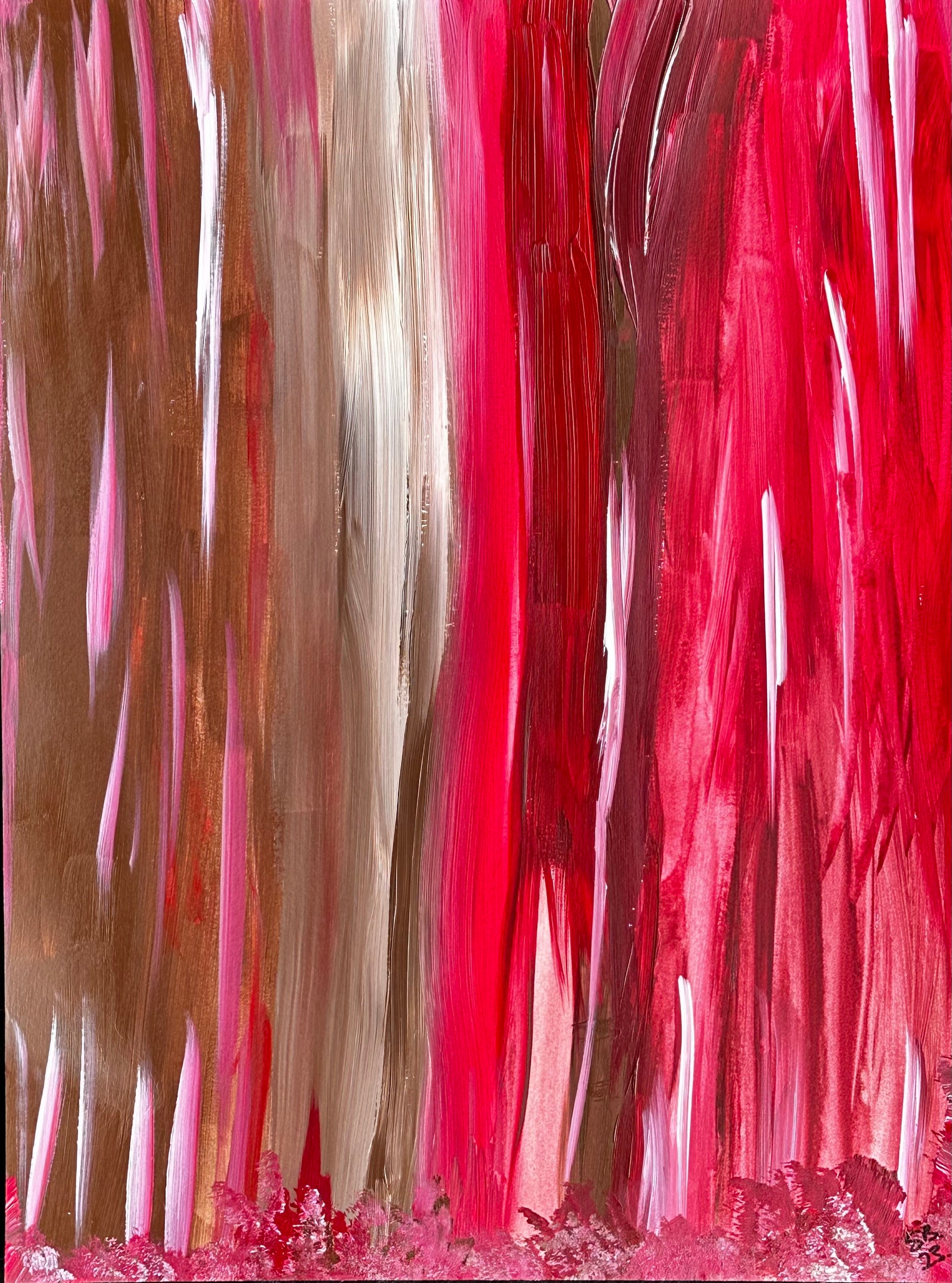 I was on fire-Canvas Paper-Sam Berg Studio-SAM BERG STUDIO
