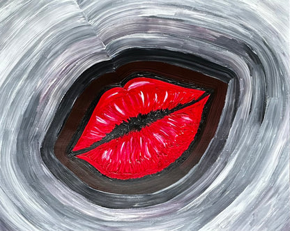 Serious Smooch-Canvas Paper-Sam Berg Studio-SAM BERG STUDIO