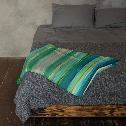 Exumas Throw Blanket-Merch-SBS Printful-SAM BERG STUDIO